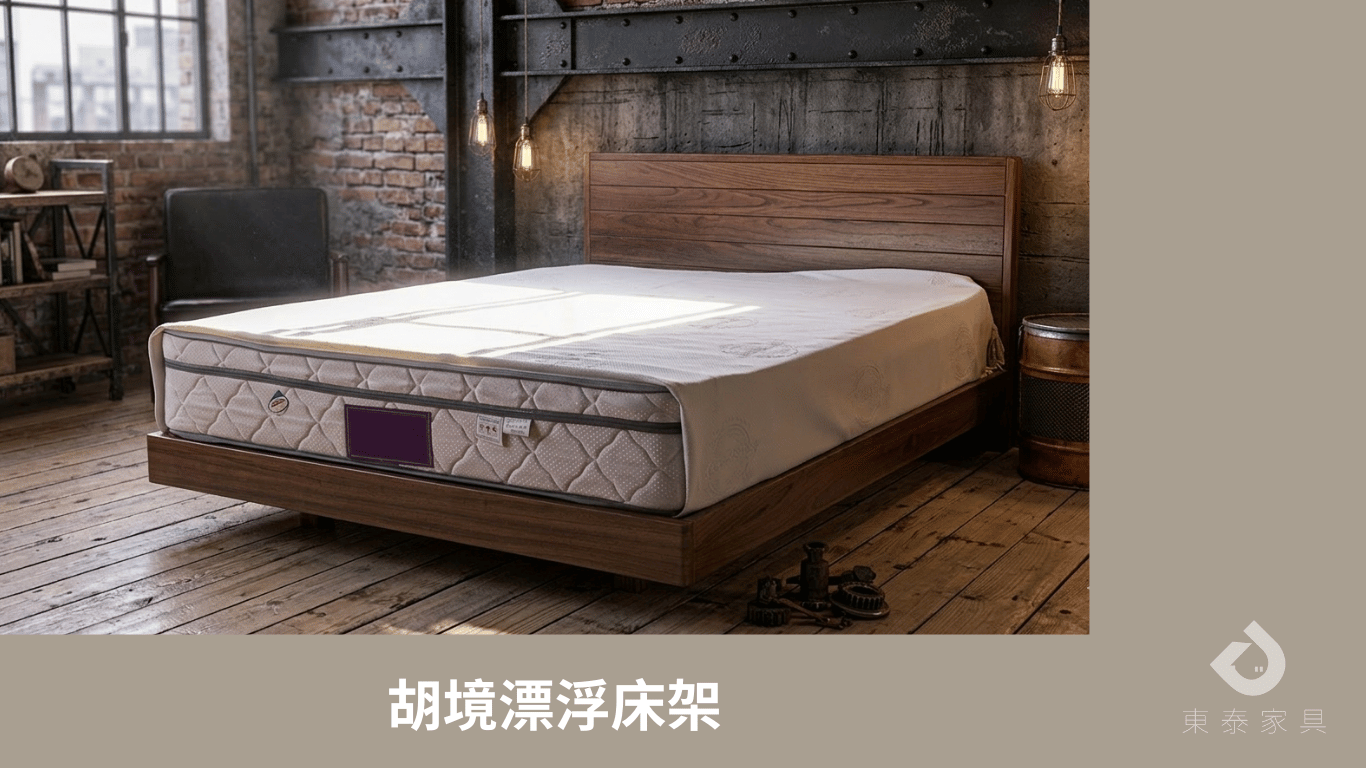 工業風床架｜胡境漂浮床架